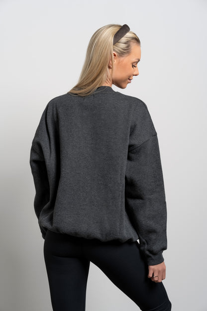Black University Sweatshirt - for dame - Famme - Sweatshirt