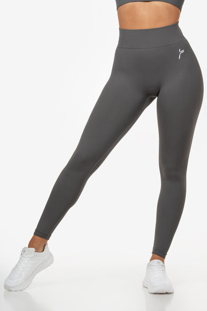 Gray Lunge Scrunch Leggings