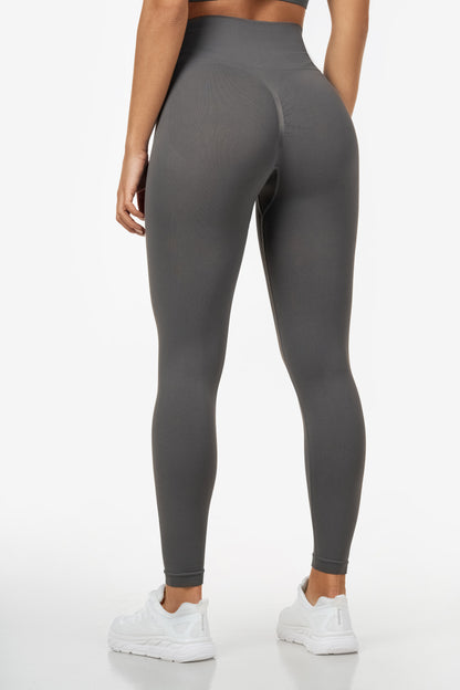 Gray Lunge Scrunch Leggings