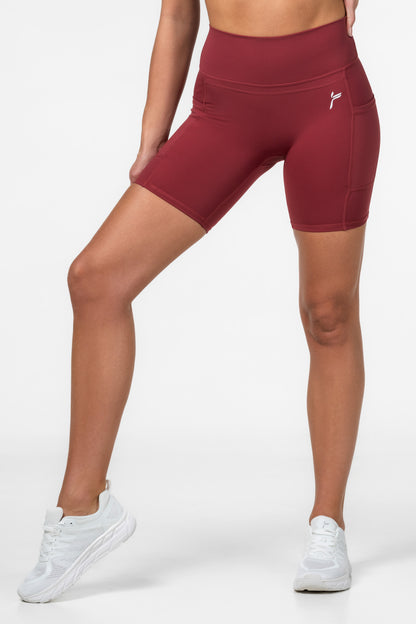 Red Techna Shorts - for dame - Famme - Shorts