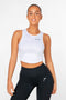 White Pure Crop Top - for dame - Famme - Crop Top
